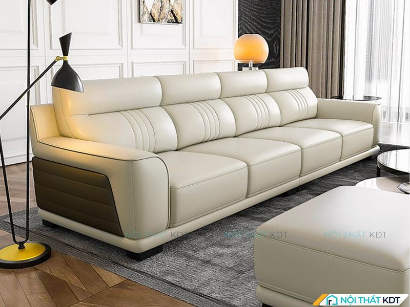 Ghế sofa bọc da S212-V4 hiện đại 