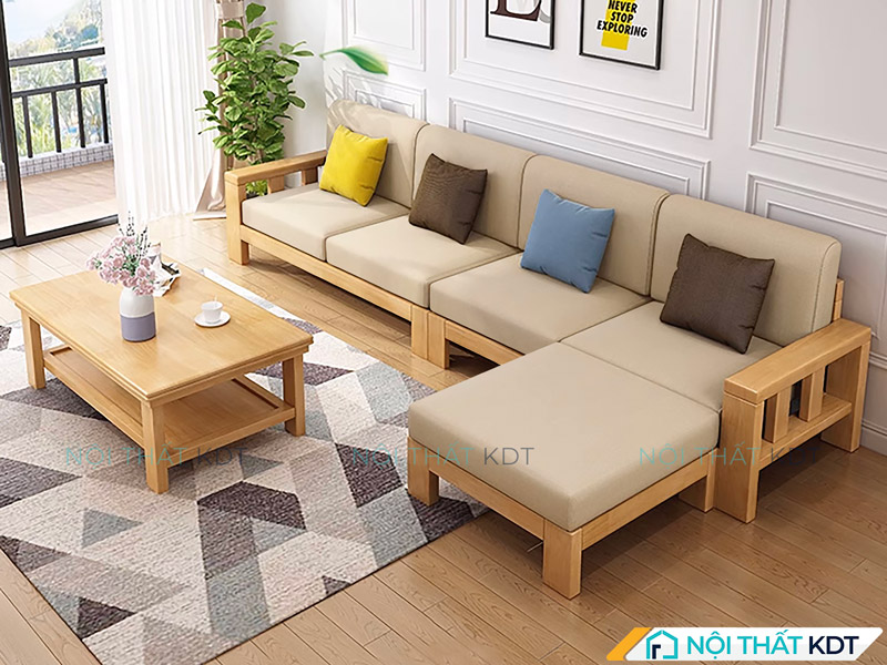 S274-L4 sở hữu khung gỗ sơn bóng