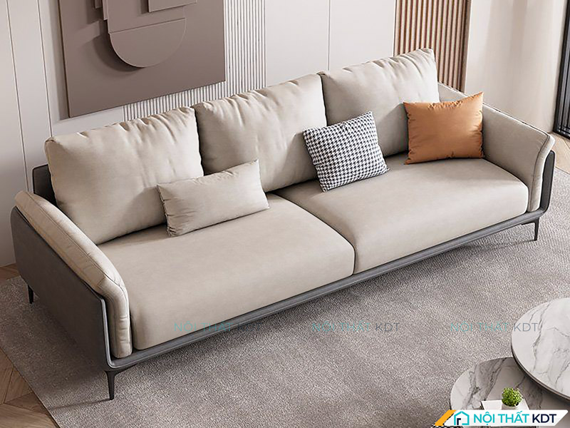 Sofa chung cư S116 văng hiện đại có đệm mút cao cấp 