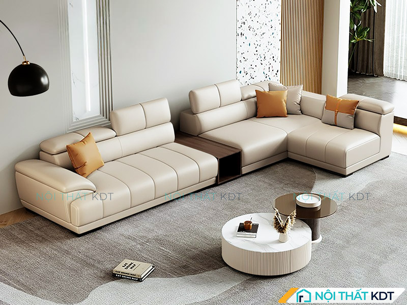 Sofa da phong cách Modernism S219 tại Nội thất KDT 