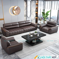 Bo 3 sofa van phong hoa tiet phim dan S668 11