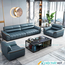 Bo 3 sofa van phong hoa tiet phim dan S668 12