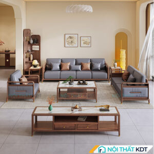 Bo sofa go ket hop da dep S558 U 1