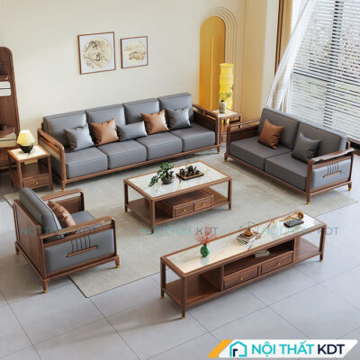 Bo sofa go ket hop da dep S558 U 2