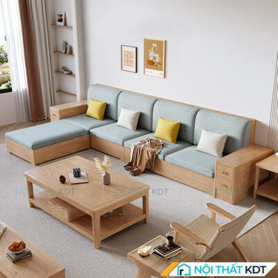Ghe sofa go goc 4 cho ngoi nhieu ngan keo S563 L4 3