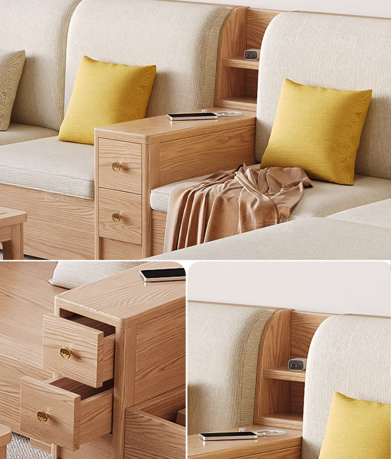 Ghe sofa go goc 4 cho ngoi nhieu ngan keo S563 L4 6