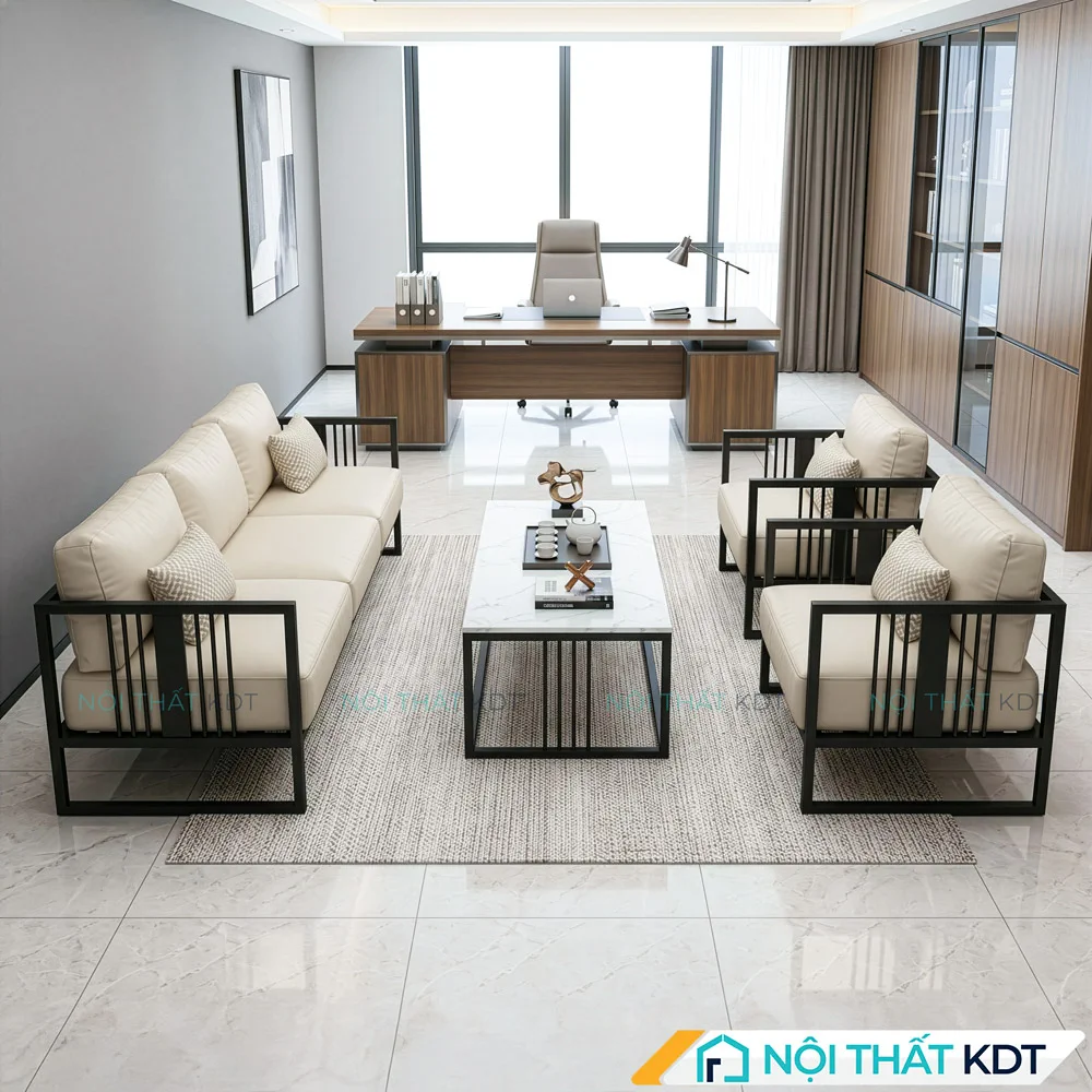 Ghế sofa văn phòng kèm bàn S550