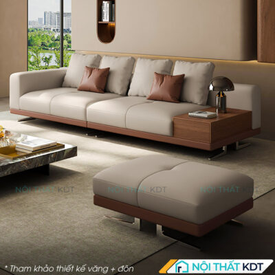 Sofa da sang trong don gian S518 1