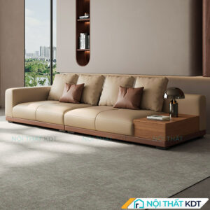 Sofa da sang trọng đơn giản S518