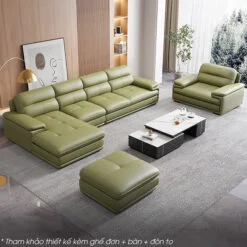 Sofa da tre trung thanh lich S221 13