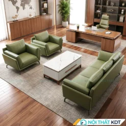 Sofa da văn phòng xêp đối diện S520
