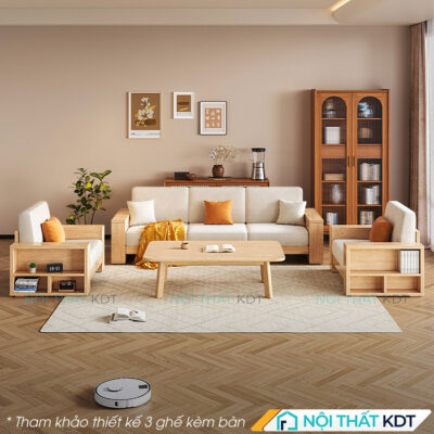 Sofa go 4 cho ngoi co hoc chua do S565 L4 9