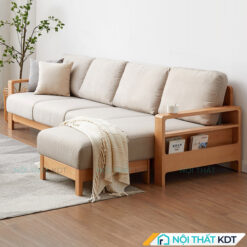 Sofa gỗ góc L có ngăn chứa đồ S562-L4
