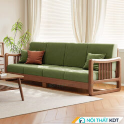Sofa gỗ văng dài đơn giản nan dọc S556-V4