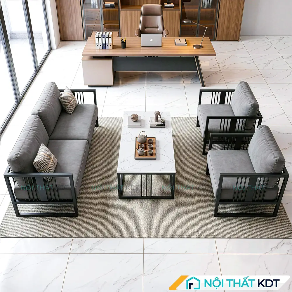 Sofa phòng giám đốc đơn giản hiện đại S550