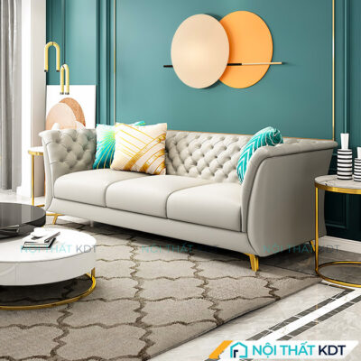 Sofa tan co dien boc da S506 1