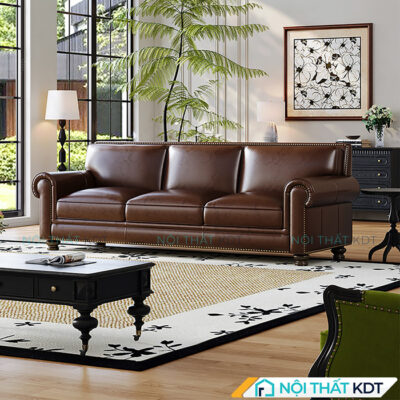 Sofa tan co dien boc da don gian S479 1