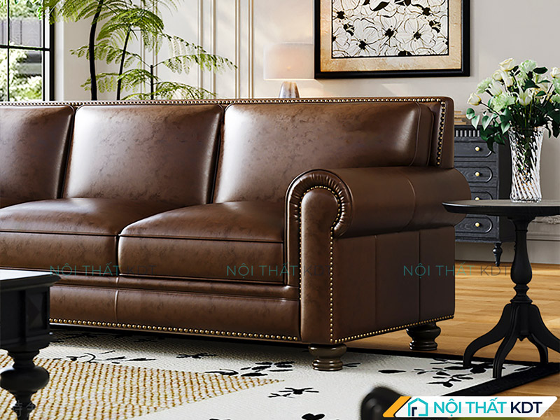 Sofa tan co dien boc da don gian S479 4