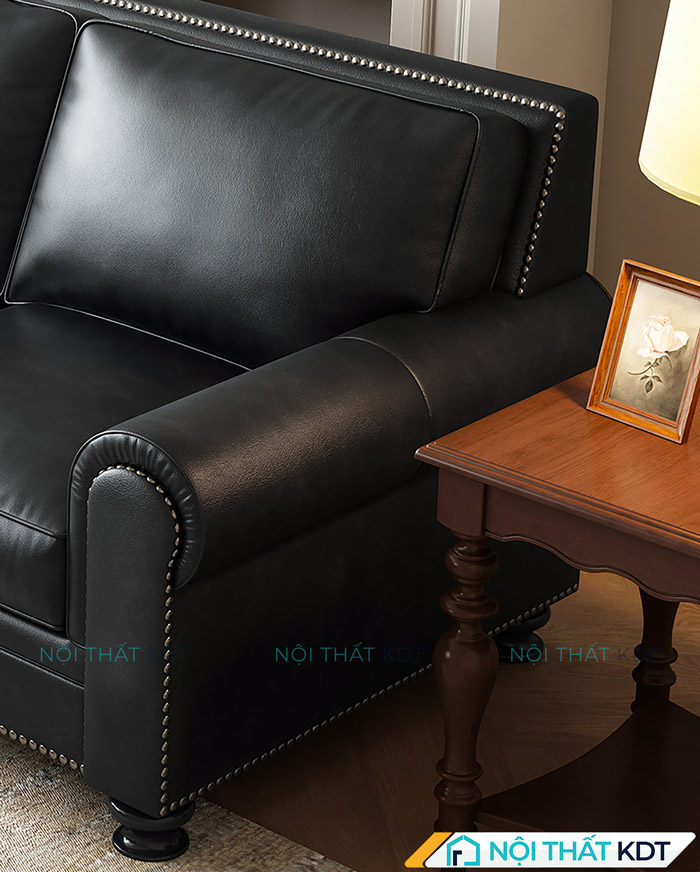 Sofa tan co dien boc da don gian S479 8