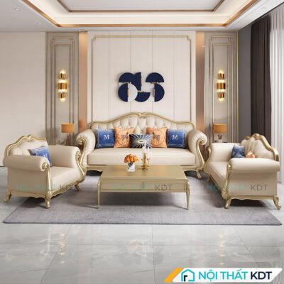Sofa tan co dien kieu dang thanh lich S485 3