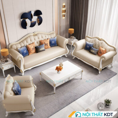 Sofa tan co dien kieu dang thanh lich S485 5