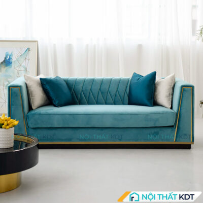 Sofa tan co dien nep vang S489 2