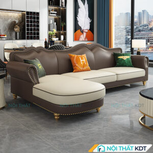 Sofa tan co dien trang nha boc da S488 3