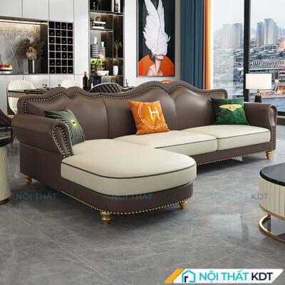Sofa tan co dien trang nha boc da S488 3