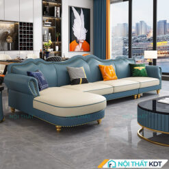 Sofa tan co dien trang nha boc da S488 7