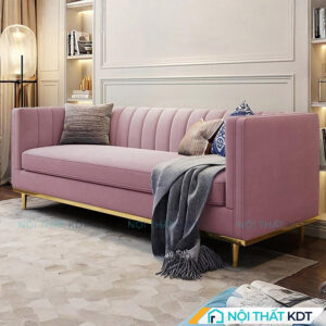 Sofa tân cổ điển tựa lưng chia múi S512