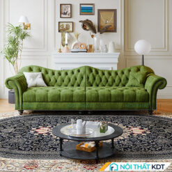 Sofa tân cổ điển tựa lưng lượn sóng S510