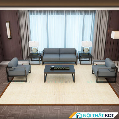 Sofa van phong khung kim loai S523 2