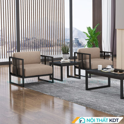 Sofa van phong khung sat S550 2