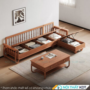 Sofa vang go tay vin doc dao S555 2