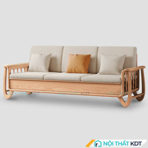 Sofa văng gỗ tay vịn độc đáo S555-V3