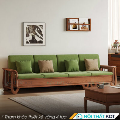 Sofa vang go tay vin doc dao S555 9