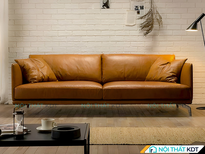 Bộ sofa văng giá rẻ S112 tay vịn mỏng