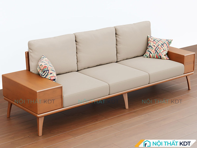 Sofa phong cách Wabi Sabi S296-V3 có bề mặt vải đậm nhạt theo thời gian, tăng chiều sâu cảm xúc