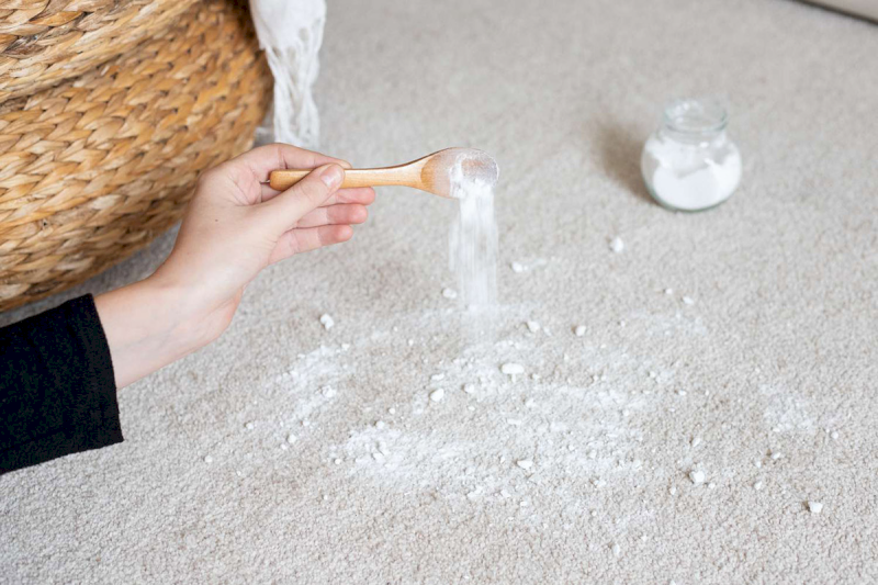 Sử dụng baking soda giúp tăng hiệu quả làm sạch và khử mùi
