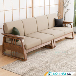 Sofa văng gỗ chân hình thang S370-V4