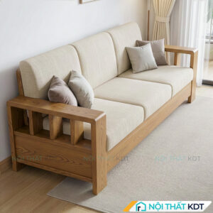 Sofa vang go tay vin vuong S173 V3 mau kem