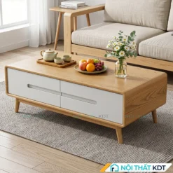 Bàn chân cao gỗ sồi B19