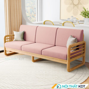 Ghe salon vang go S175 V3 hong