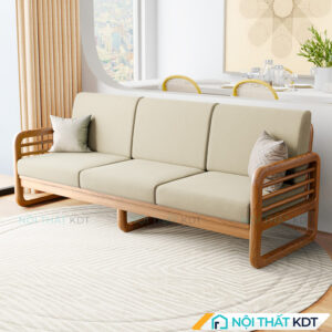 Ghe salon vang go S175 V3 kem