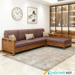 Mau sofa go phong khach S331 L4 mau cafe