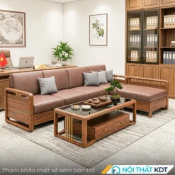 Mau sofa go phong khach S331 L4 van phong