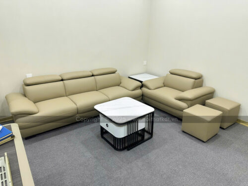 Sofa văng da phòng khách S215-V photo review