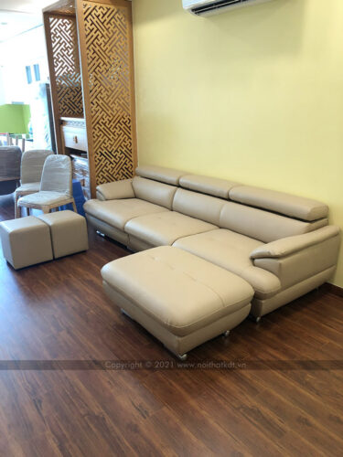 Sofa văng da phòng khách S215-V photo review
