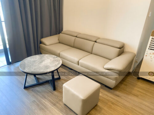 Sofa văng da phòng khách S215-V photo review