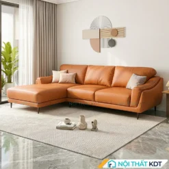 Sofa da em ai S226 L3 mau vang bo